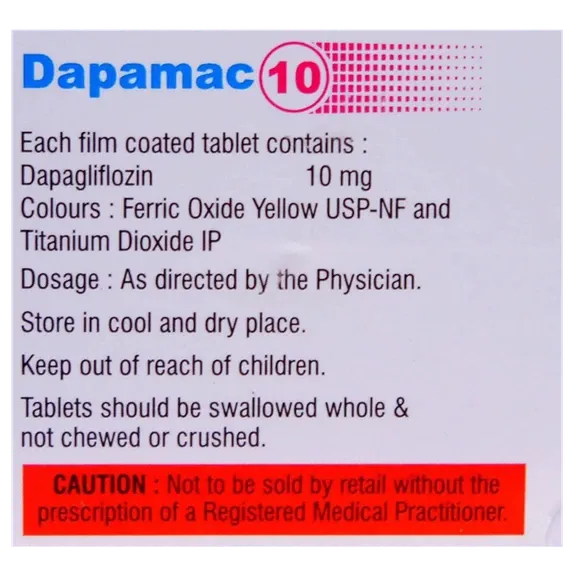 dapamac 10mg tablet 10's